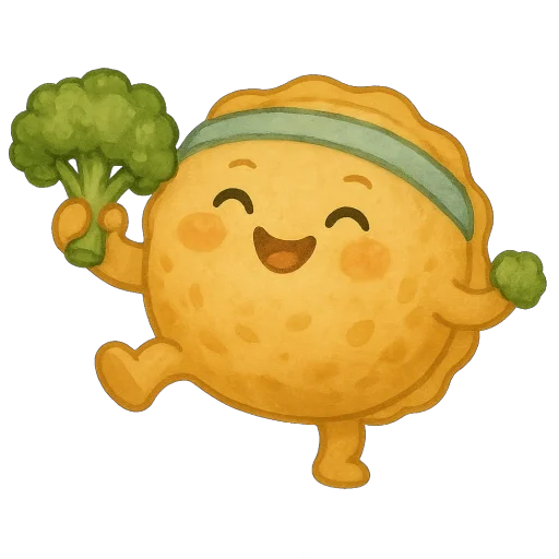🥦 Стикер «Пирог из тревог» для Telegram