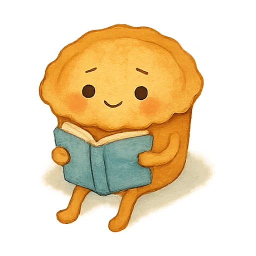 📚 Стикер «Пирог из тревог» для Telegram