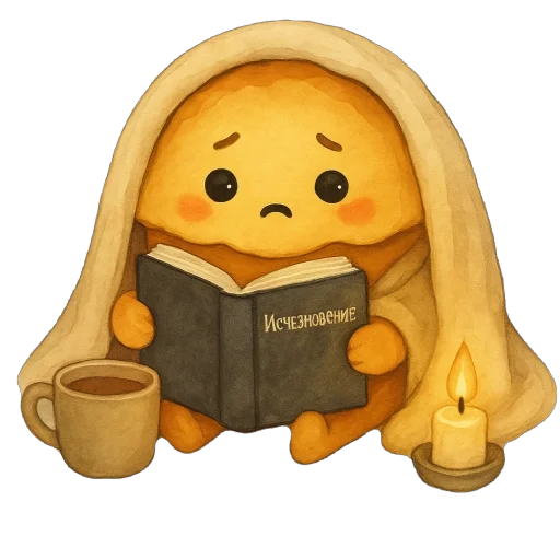 🫥 Стикер «Пирог из тревог» для Telegram