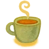 🍵 Эмодзи «Пирог из тревог» для Telegram