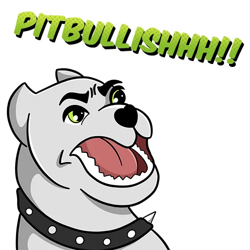 🚀 Стикер «Pitbull» для Telegram