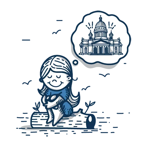 🥺 Стикер «Питер это» для Telegram