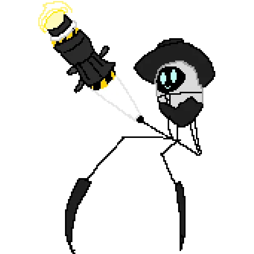 ☺️ Стикер «Pixelmurder» для Telegram