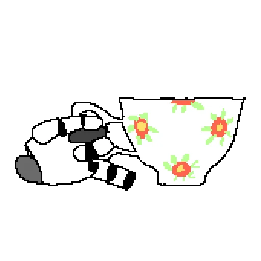 🍵 Стикер «Pixelmurder» для Telegram