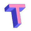 💟 Эмодзи «Объемные буквы» для Telegram