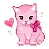 Стикер 40 Pixel Cute