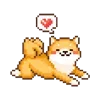 Стикер 61 Pixel Cute