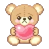 Стикер 36 Pixel Cute