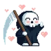 Стикер 18 Pixel Emoaltgoth
