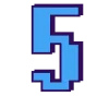 🤩 Эмодзи «Пиксельный шрифт» для Telegram