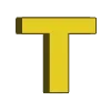👾 Эмодзи «Пиксельные буквы жёлтые» для Telegram