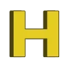 👾 Эмодзи «Пиксельные буквы жёлтые» для Telegram
