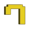 👾 Эмодзи «Пиксельные буквы жёлтые» для Telegram