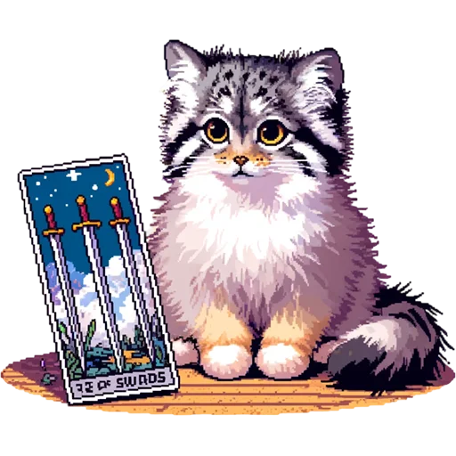 ⚔️ Стикер «pixel manul» для Telegram