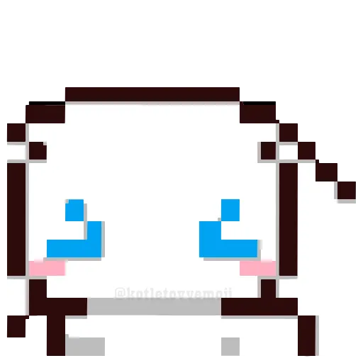 Стикер 26 🥳 pixel nyash - пиксельные милаши