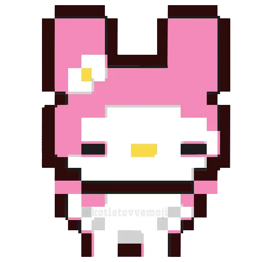 Стикер 5 🥳 pixel nyash - пиксельные милаши