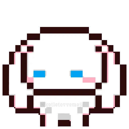 Стикер 27 🥳 pixel nyash - пиксельные милаши