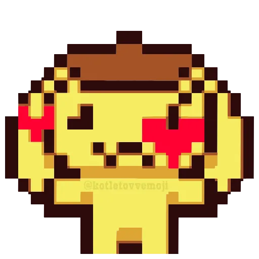 Стикер 20 🥳 pixel nyash - пиксельные милаши