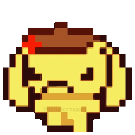 Стикер 23 🥳 pixel nyash - пиксельные милаши