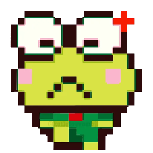 Стикер 16 🥳 pixel nyash - пиксельные милаши