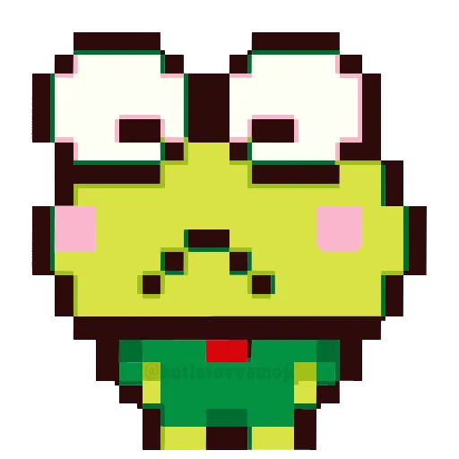 Стикер 18 🥳 pixel nyash - пиксельные милаши