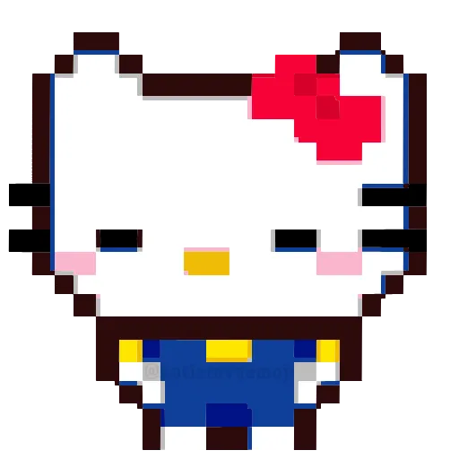 Стикер 10 🥳 pixel nyash - пиксельные милаши