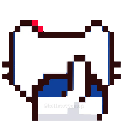 Стикер 29 🥳 pixel nyash - пиксельные милаши