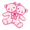 Стикер 37 pixel pink&violet