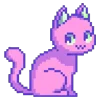 Стикер 57 pixel pink&violet