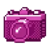 Стикер 2 pixel pink&violet