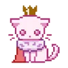 Стикер 25 pixel pink&violet