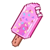 Стикер 13 pixel pink&violet