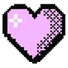 Стикер 60 pixel pink&violet
