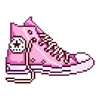 Стикер 24 pixel pink&violet