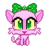 Стикер 19 pixel pink&violet