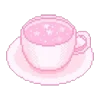 Стикер 14 pixel pink&violet