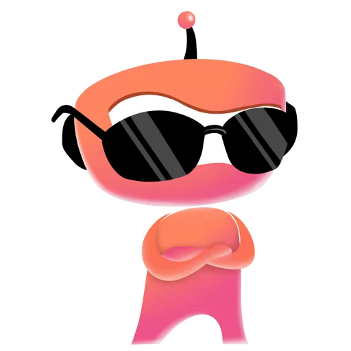 😎 Стикер «Pixel» для Telegram