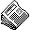 Стикер 27 чб pixel #forgirls #pixel #color