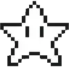 Стикер 14 чб pixel #forgirls #pixel #color