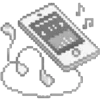 Стикер 4 чб pixel #forgirls #pixel #color