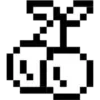 Стикер 36 чб pixel #forgirls #pixel #color