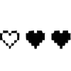 Стикер 12 чб pixel #forgirls #pixel #color