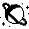 Стикер 17 чб pixel #forgirls #pixel #color