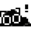 Стикер 61 чб pixel #forgirls #pixel #color
