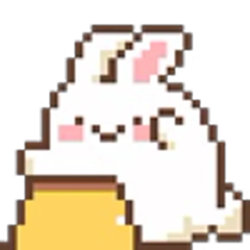 Стикерпак Pixelated Bun для Telegram
