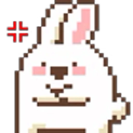 😡 Эмодзи «Pixelated Bun» для Telegram