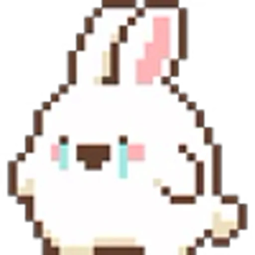 😭 Эмодзи «Pixelated Bun» для Telegram