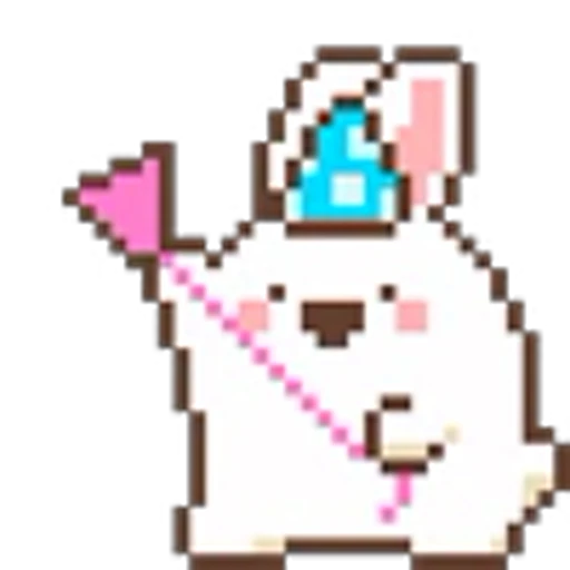 🥳 Эмодзи «Pixelated Bun» для Telegram