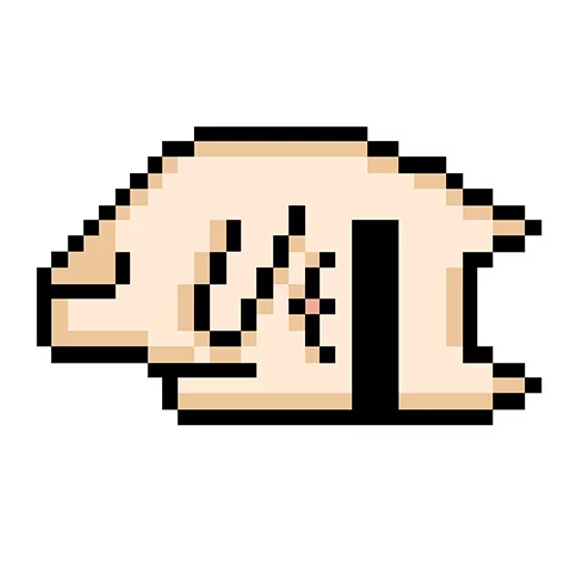 😎 Стикер «Pixel cat» для Telegram
