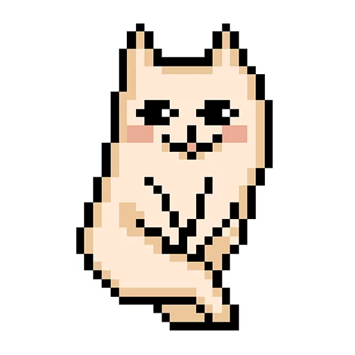☺️ Стикер «Pixel cat» для Telegram